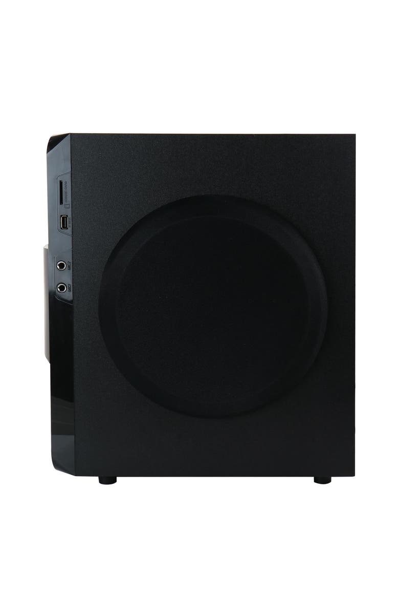 5.1 Channel Surround Sound Bluetooth Speaker System, Alternate, color, Black