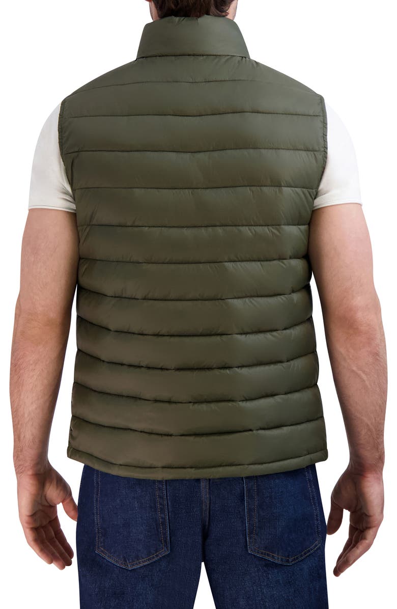 Cole Haan Signature Quilted Puffer Vest, Alternate, color, Army Green