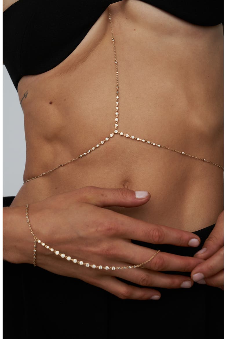 Cici Hand Chain, Alternate, color, GOLD