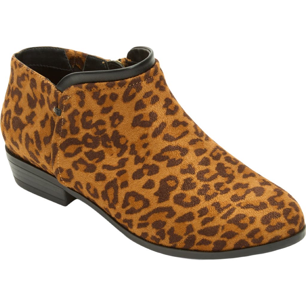 Comfortview The Bexley Bootie In Animal Print
