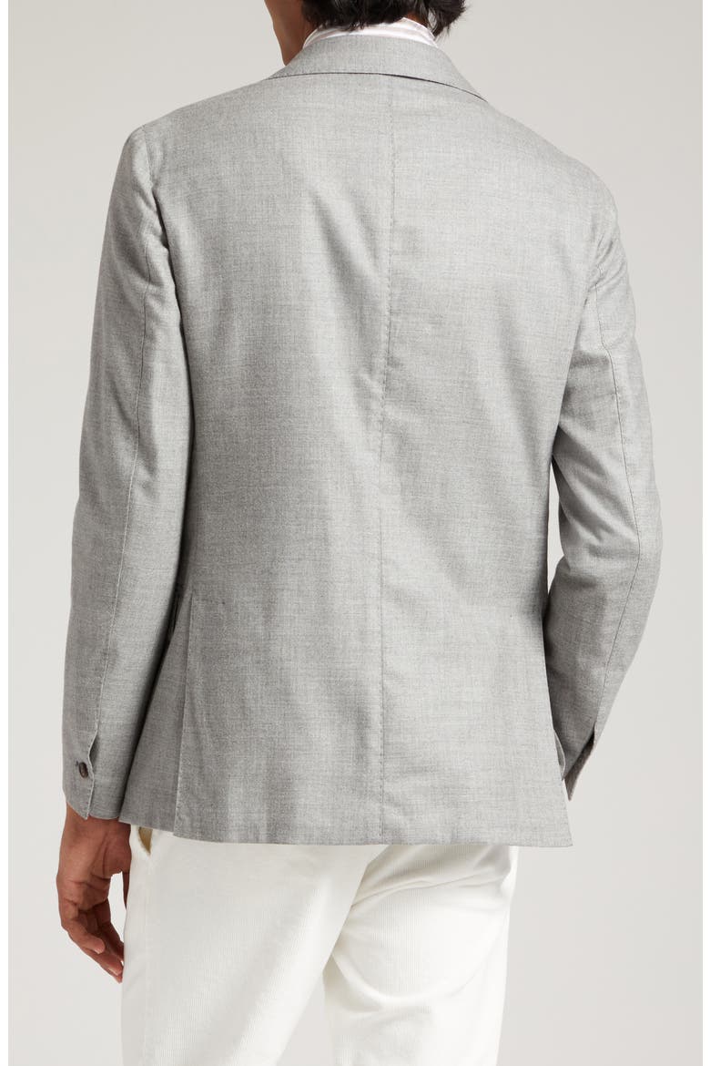 Single Breasted Cashmere Sport Coat, Alternate, color, LIGHT GREY