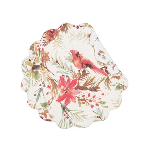 Averie Round Placemats Set of 6, 17"
