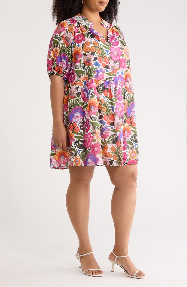 SUGARLIPS Rendal Floral Jesse Babydoll Dress, Alternate, color, Floral-Multi