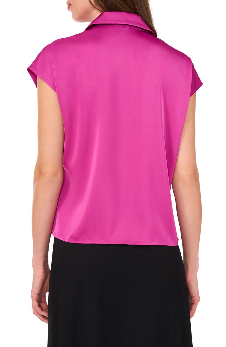 Halogen<sup>®</sup> Solid Camp Shirt, Alternate, color, Vivid Plum Purple