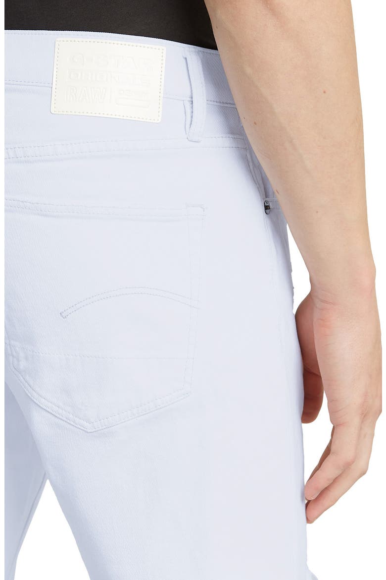 3301 Slim Fit Jeans, Alternate, color, PAPER WHITE GD DESTROYED