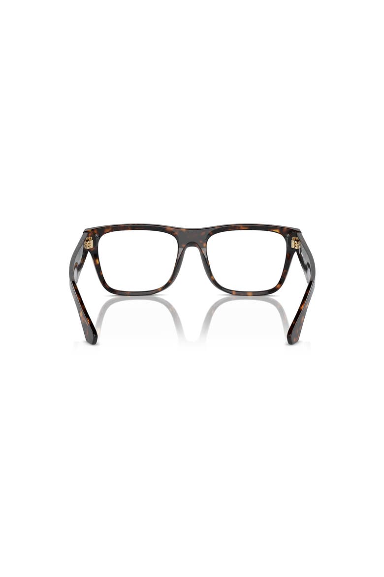 53mm Square optical glasses, Alternate, color, Brown