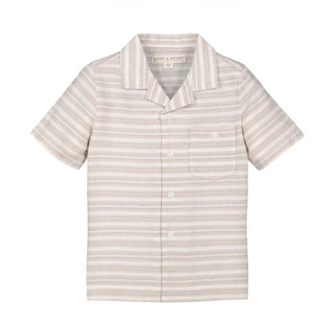Short Sleeve Button Down Camp Shirt (Baby)