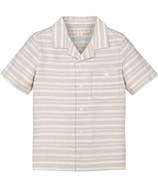 Hope & Henry Short Sleeve Button Down Camp Shirt