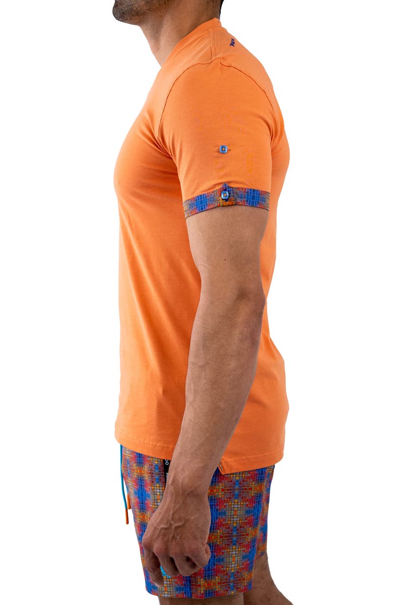 Maceoo Vivaldi V-Neck T-Shirt, Alternate, color, Orange