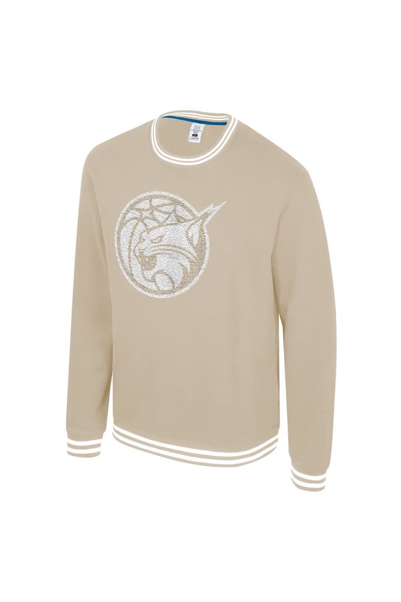 Unisex Stadium Essentials  Tan Minnesota Lynx Club Level Chenille Pullover Sweatshirt, Alternate, color, Tan