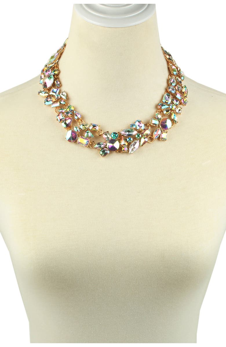 EYE CANDY LOS ANGELES Multicolored Collar Necklace, Alternate, color, Mettalic