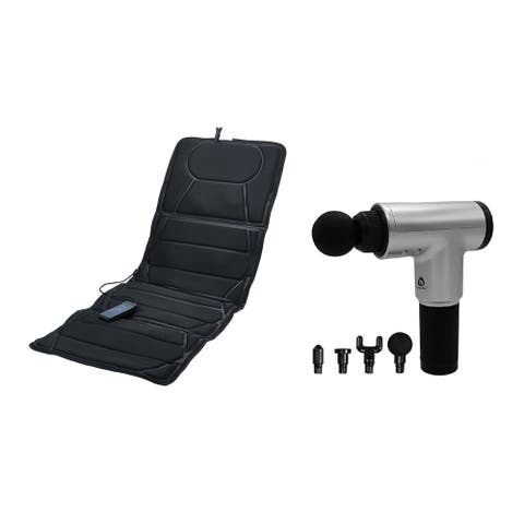 Full-Body Massage Mat & 6-Speed Cordless Deep Tissue Massage Gun