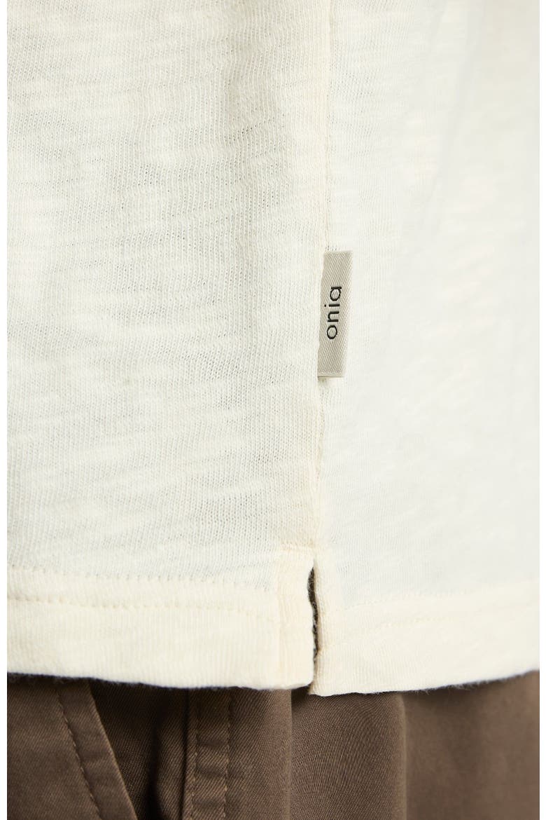 Heavyweight Slub Polo, Alternate, color, ECRU