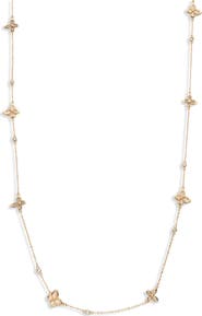 EYE CANDY LOS ANGELES Ameila 14k Gold Plated Station Necklace