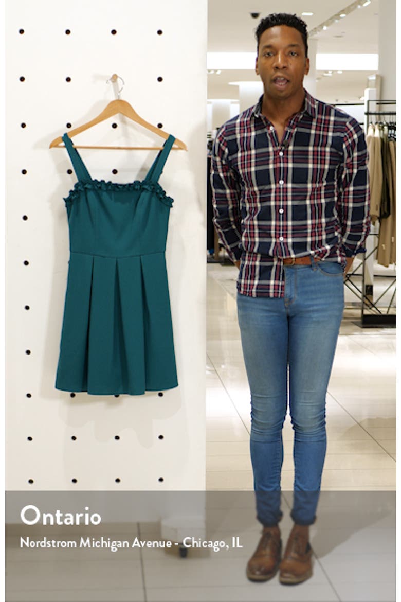 Ruffle Trim Sleeveless Minidress video