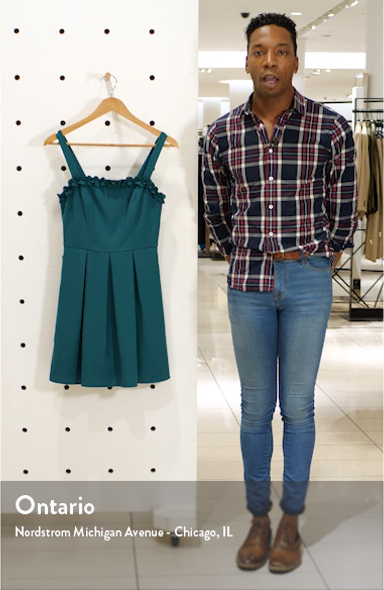 Ruffle Trim Sleeveless Minidress, sales video thumbnail