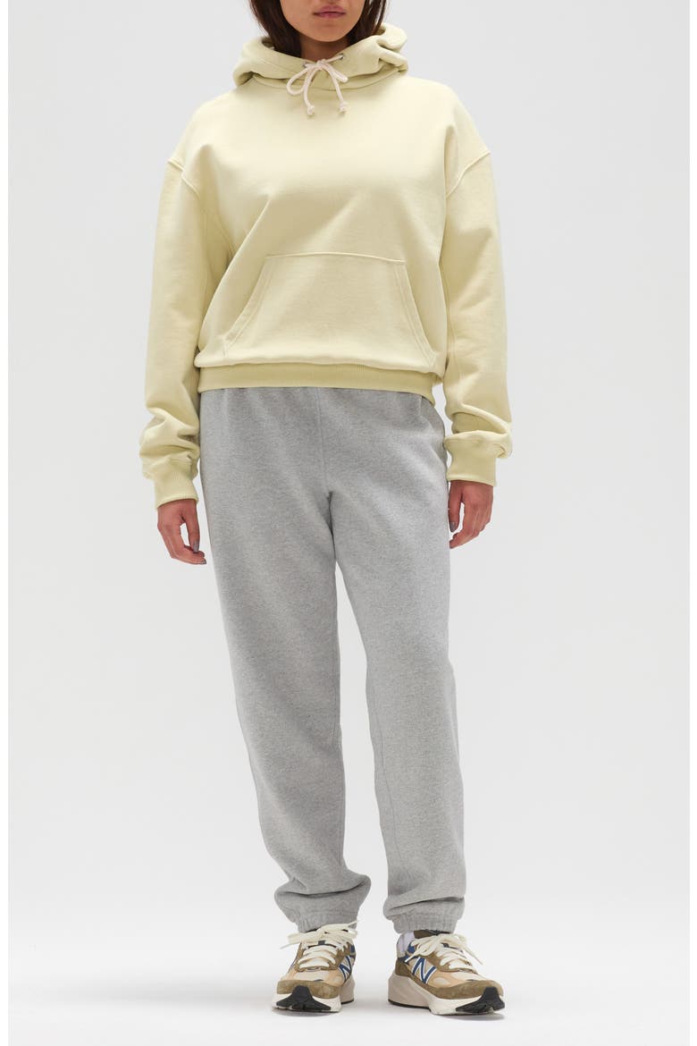 Made in USA Cotton French Terry Pullover Hoodie, Alternate, color, YELLOW