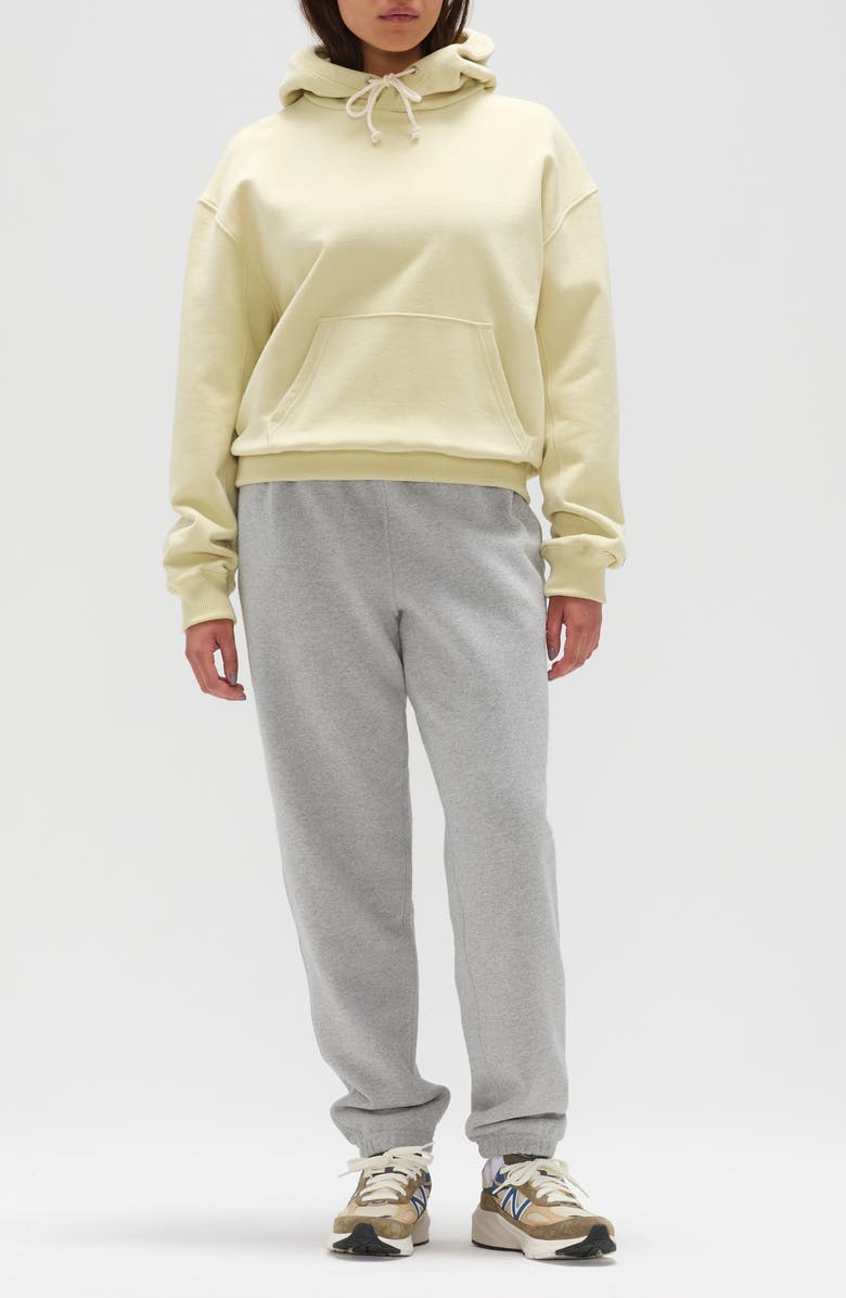New Balance Made in USA Cotton French Terry Pullover Hoodie, Alternate, color, Yellow