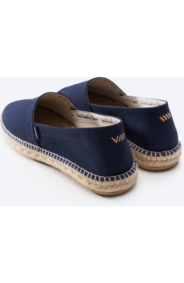VISCATA Sitges Canvas Men's Espadrilles, Alternate, color, Navy Blue