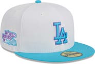 New Era Men's New Era White Los Angeles Dodgers  Vice 59FIFTY Fitted Hat