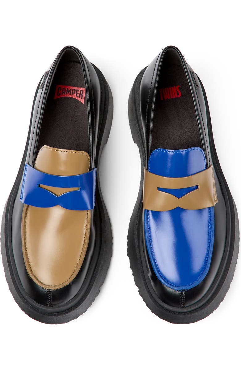 Camper Chunky Platform Penny Loafer, Alternate, color,