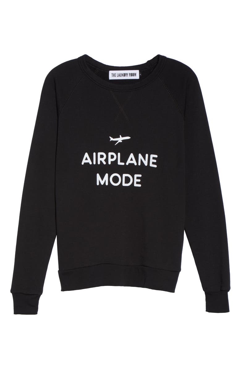 The Laundry Room Airplane Mode Cozy Lounge Sweatshirt, Alternate, color, 