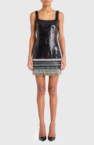 Amanda Uprichard Augustine Sequin Minidress