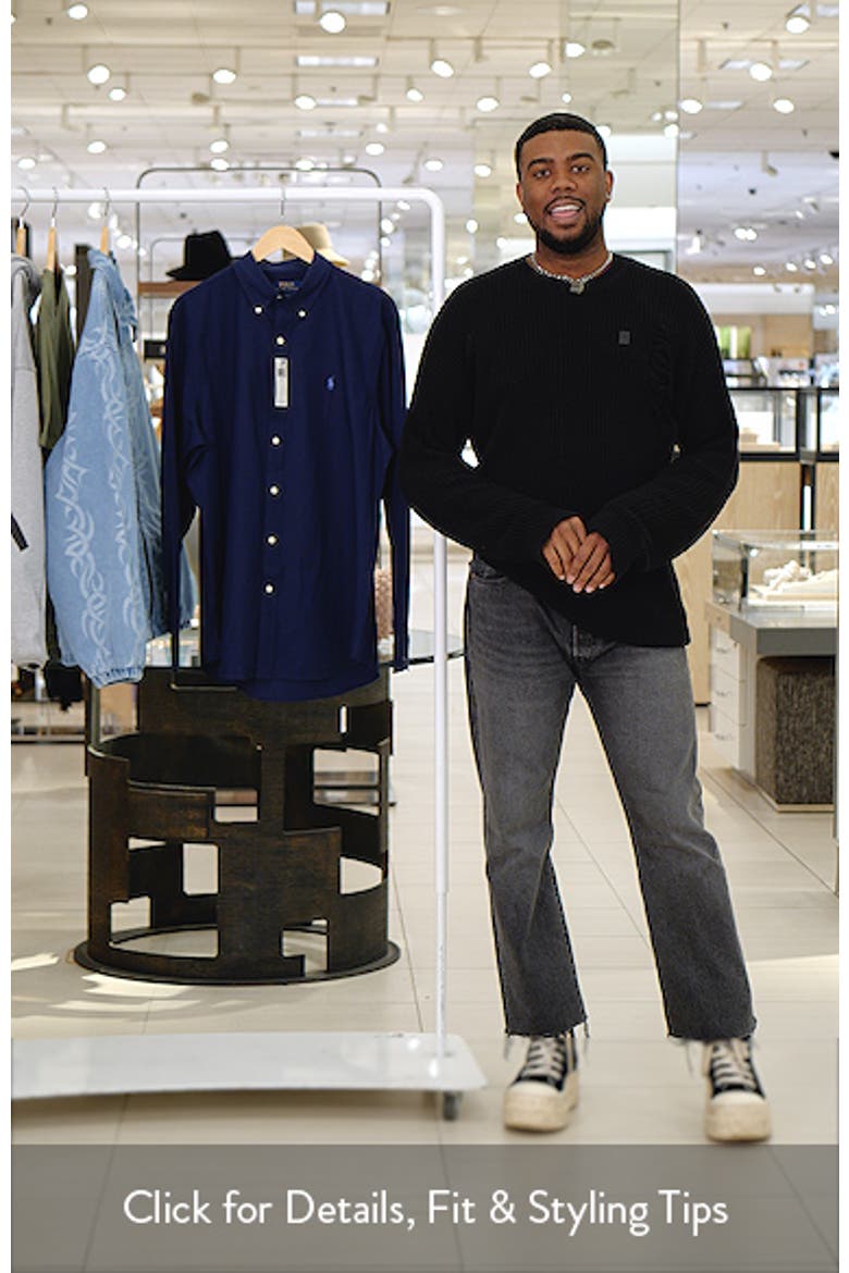 Classic Fit Stretch Cotton Poplin Button-Down Shirt video