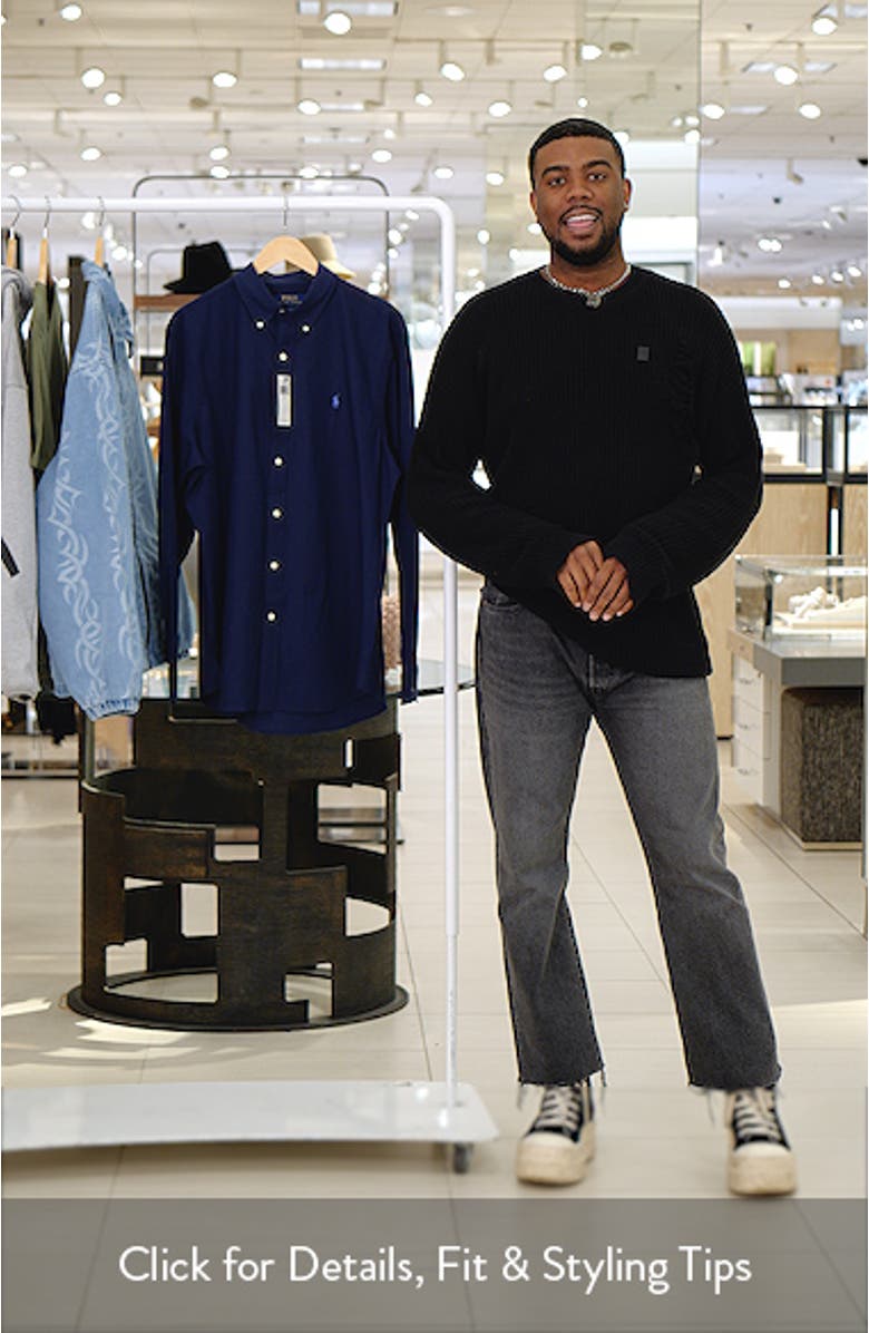 Classic Fit Stretch Cotton Poplin Button-Down Shirt, sales video thumbnail