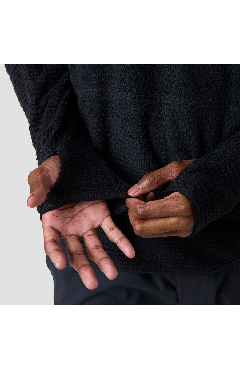 Backcountry Highliner Primaloft Air-Perm Fleece 1/4-Zip - Men's, Alternate, color, Black