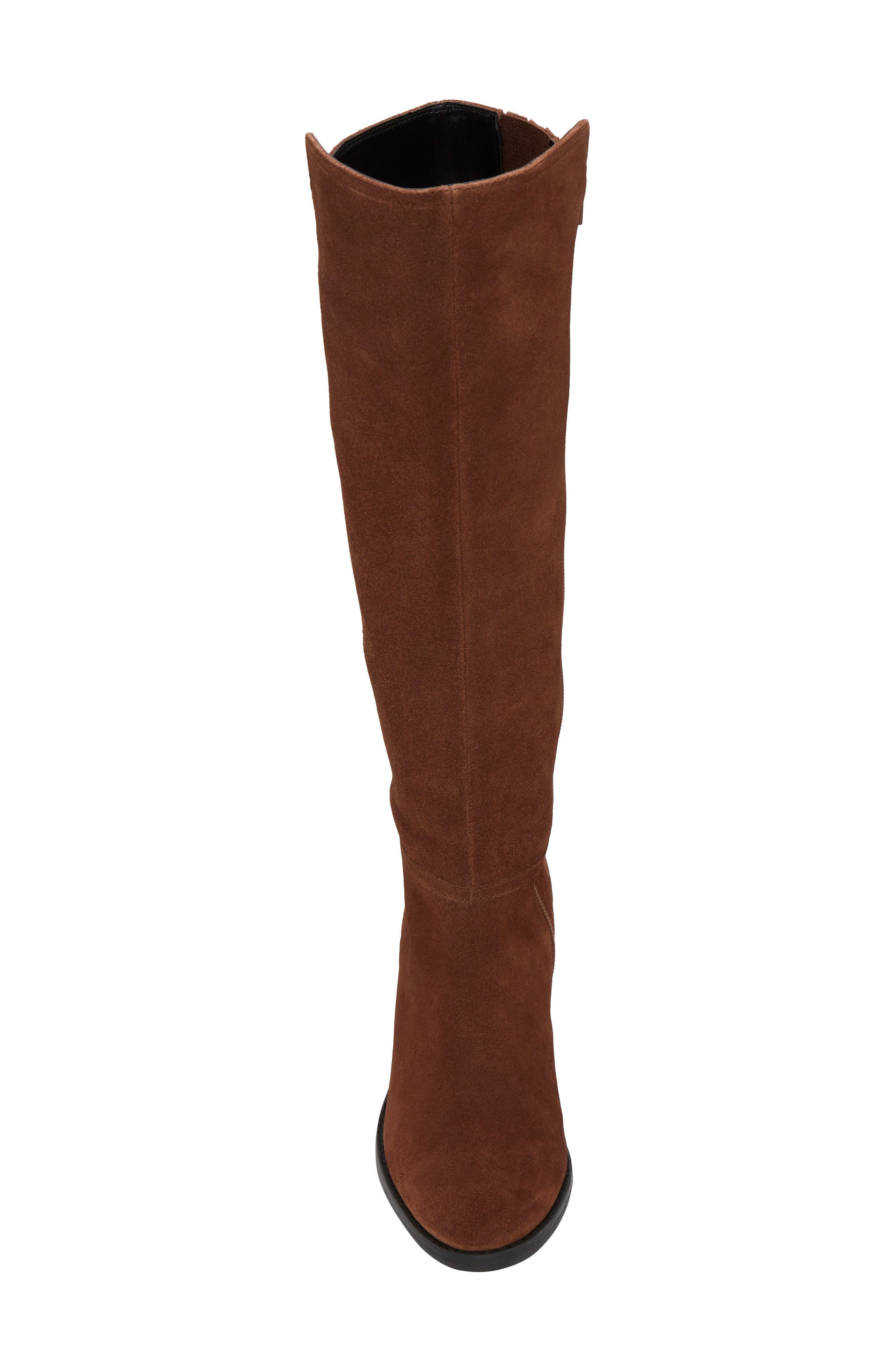 Bonnay Knee High Boot, Alternate, color, DARK CHOCOLATE OILED SUEDE