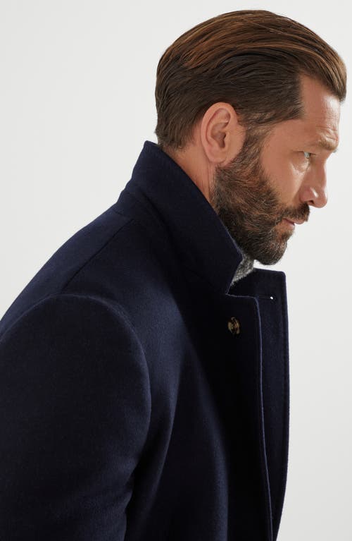 Brunello Cucinelli Cashmere Outwear Jacket Clothing In Blue
