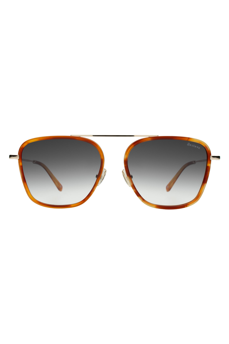 Samos Ace Sunglasses, Main, color, Saffron Havana / Gold