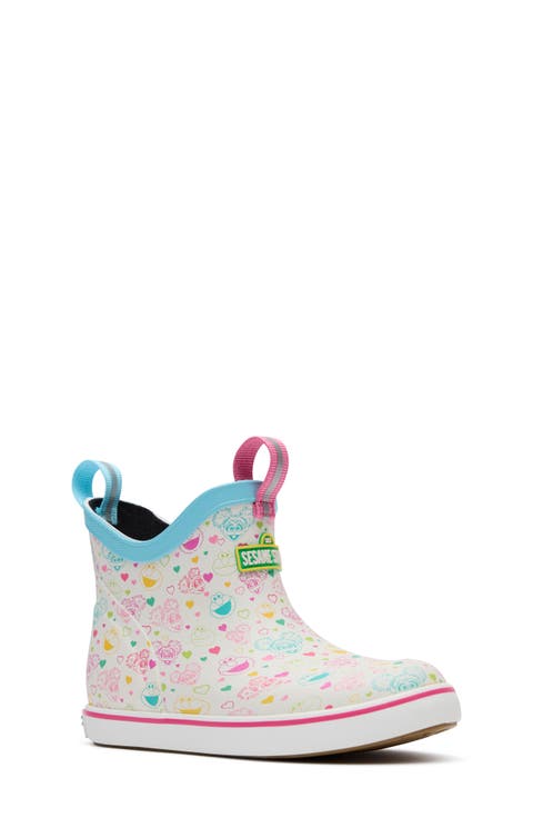 Kids' Sesame Street® Ankle Deck Waterproof Boot (Toddler, Little Kid & Big Kid)