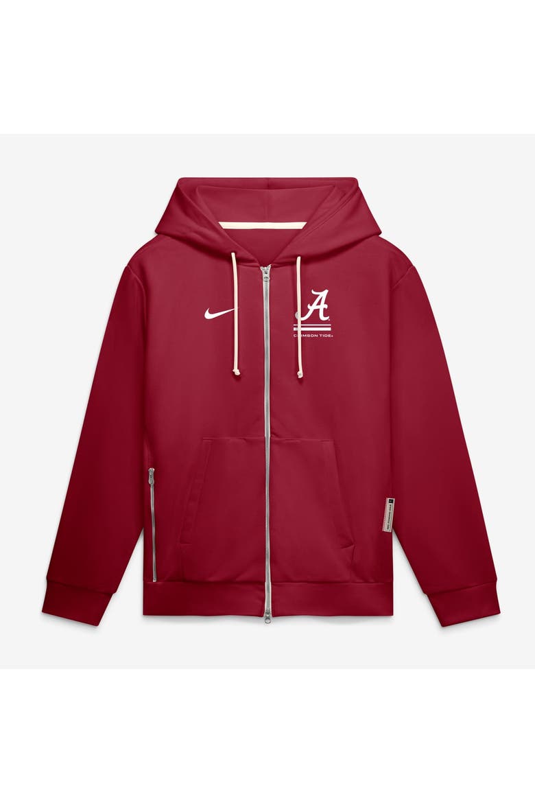 Men's Nike  Crimson Alabama Crimson Tide 2026 Sideline Standard Issue Dri-FIT Full-Zip Hoodie, Main, color, Crimson