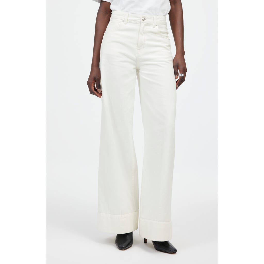 Madewell Superwide Leg Jeans in True White