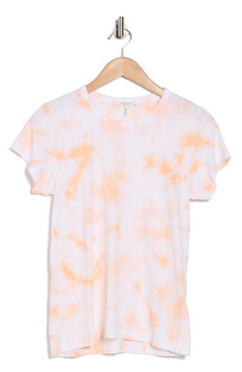 Rag & Bone Tie Dye Cotton T-shirt In Neutral