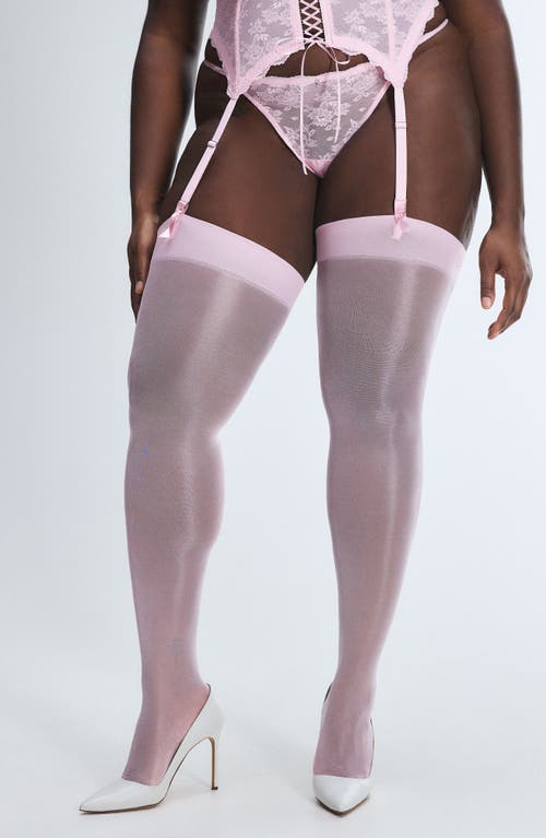 Savage X Fenty Savage X Back Seam Stockings In Velour Pink