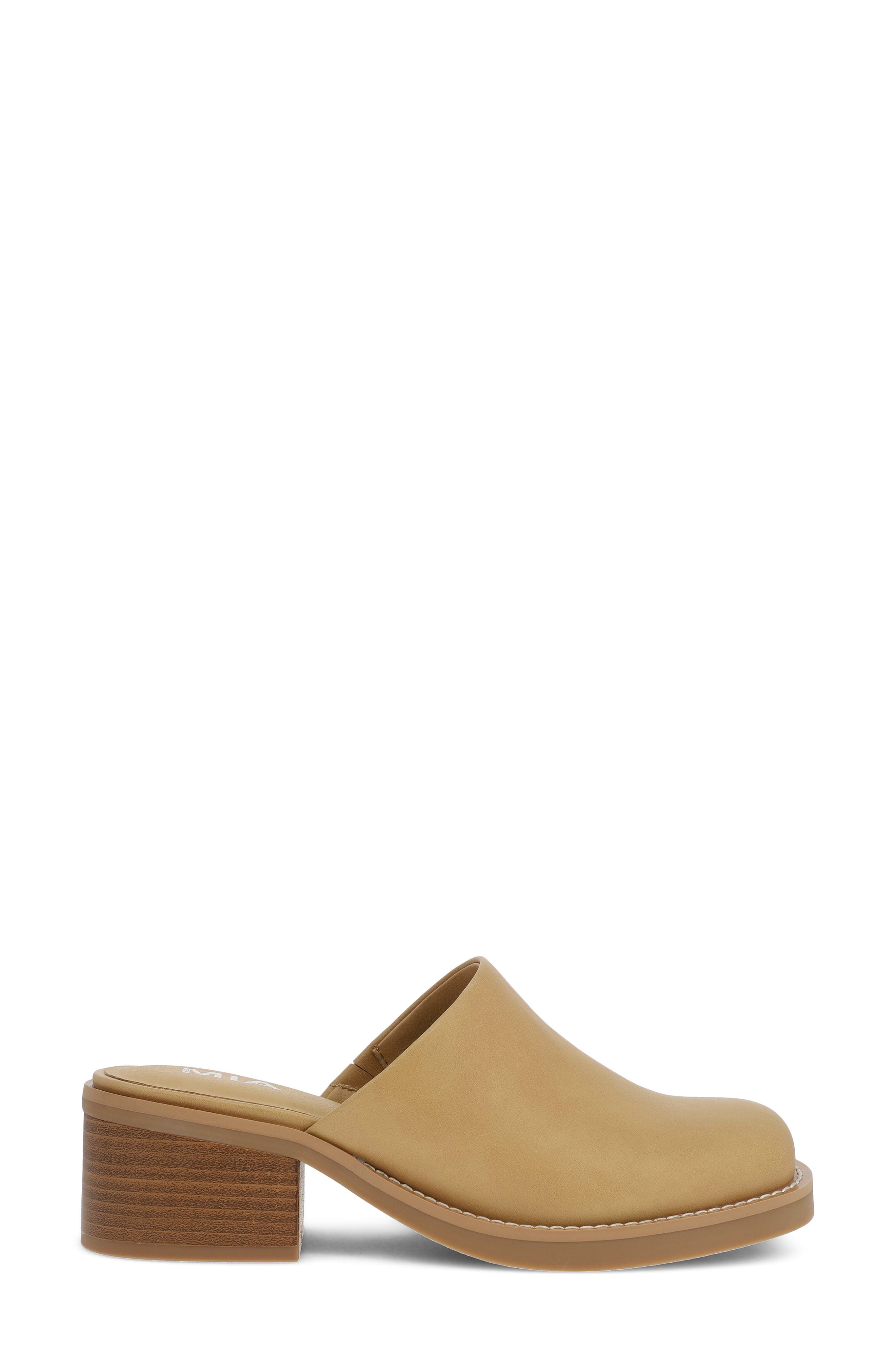 Amandine Clog, Alternate, color, BEIGE