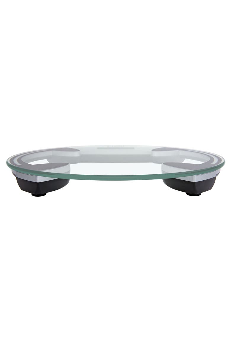Glass Platform Bathroom Scale, Alternate, color, Clear/Black
