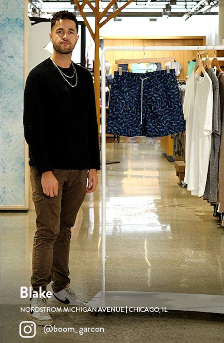 Dragonfly Print Swim Trunks, sales video thumbnail