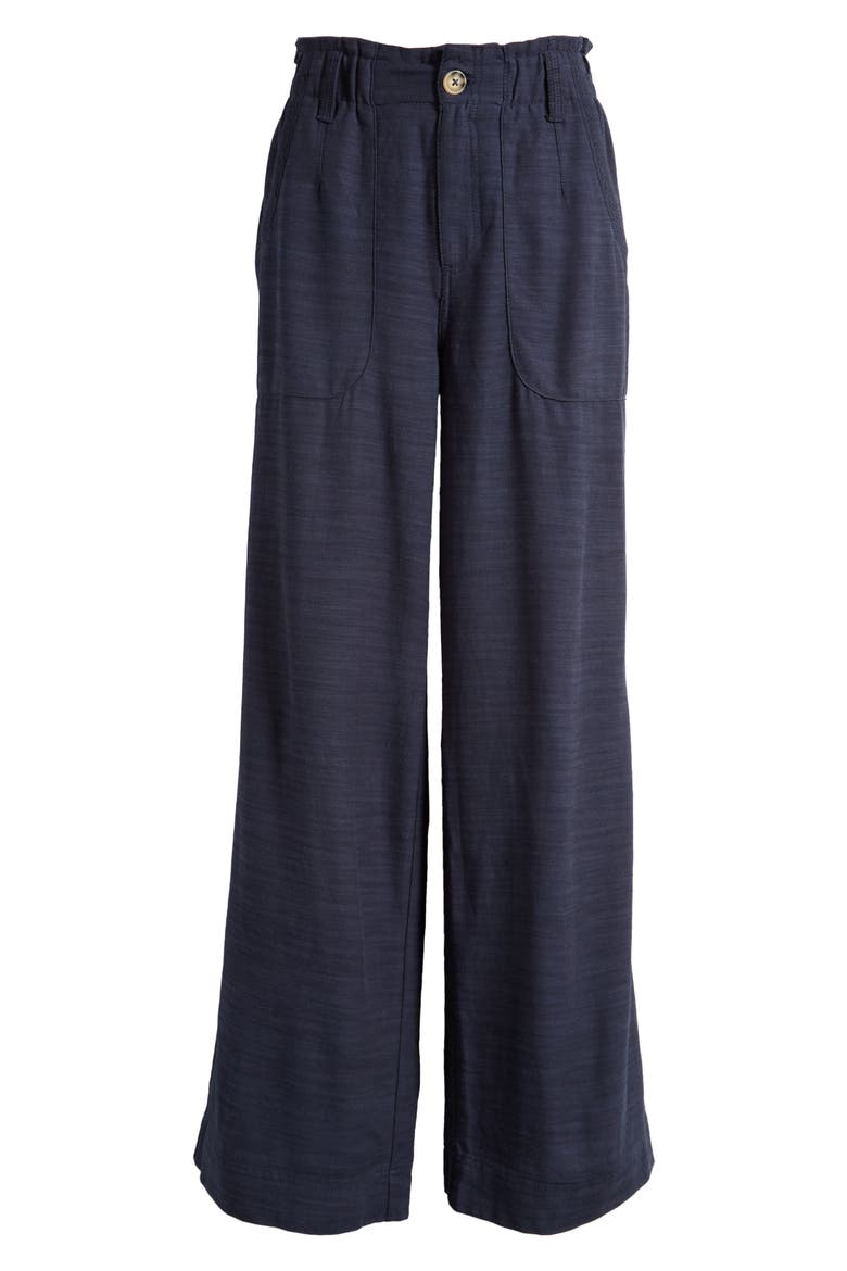 Sky Rise Wide Leg Pants, Alternate, color, NAVY