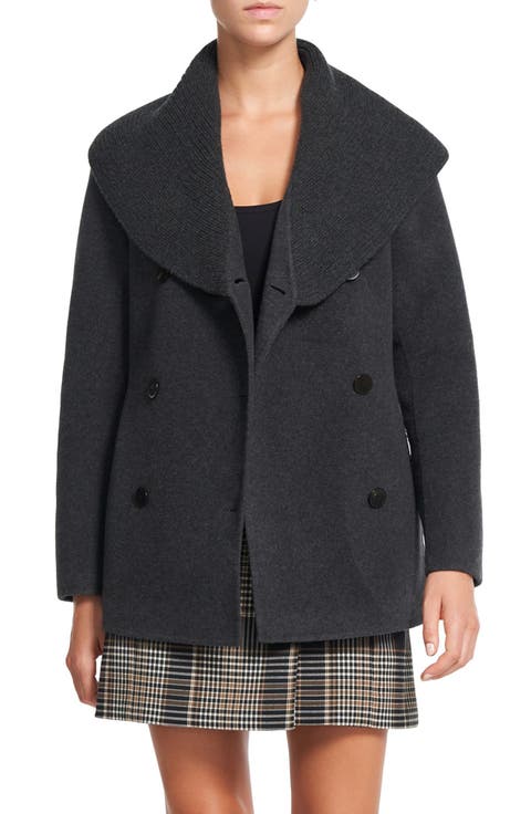 Shawl Collar Peacoat
