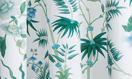 Matouk Palmyra Shower Curtain In Green