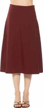 Alexia Admor Maris Flared Midi Skirt