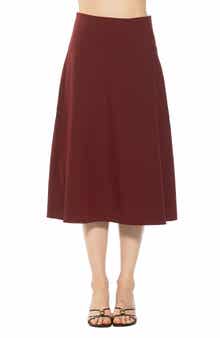 Maris Flared Midi Skirt