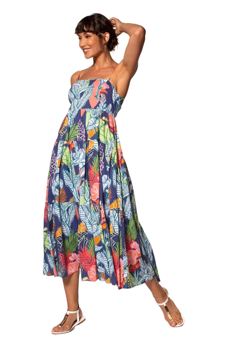 Tori Richard Enchanting Kandence Dress, Alternate, color, 