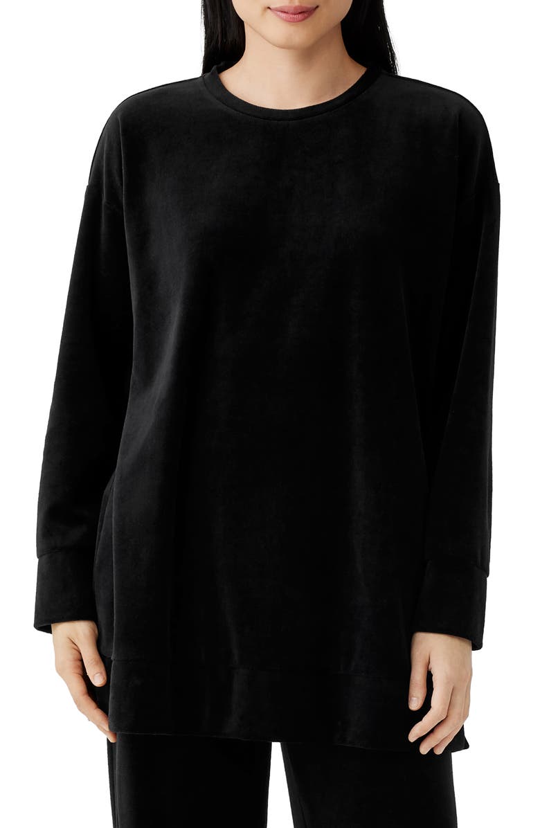 Eileen Fisher Crewneck Tunic, Main, color, 
