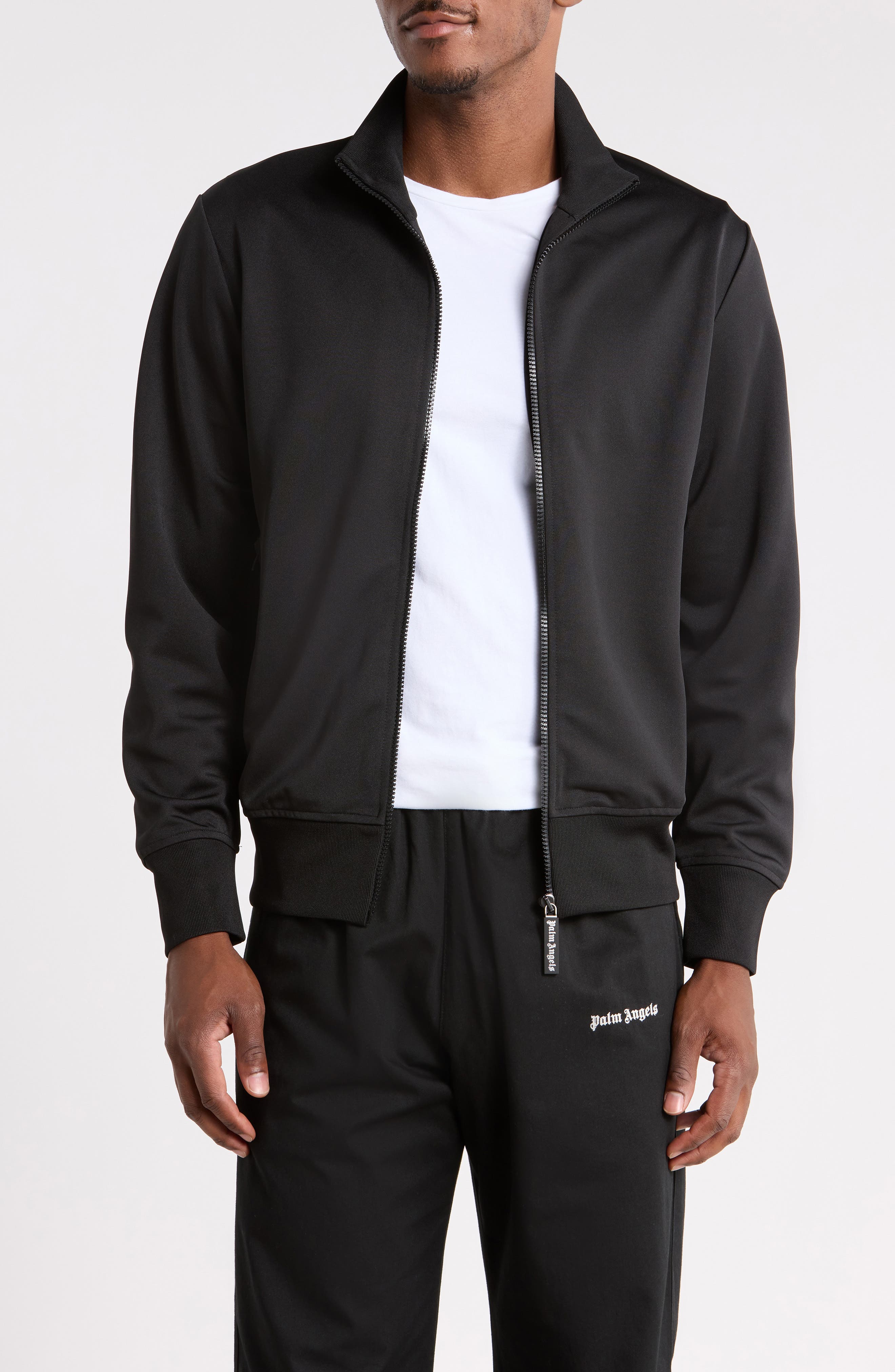 Back Curved Logo Track Jacket