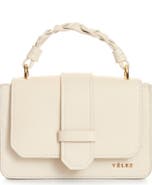 Velez Garniel Hands-Free Leather Bag with Woven Handle